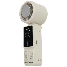 Verbatim Cool 'n' Go Ice Touch Pro ručný ventilátor bielo-strieborný