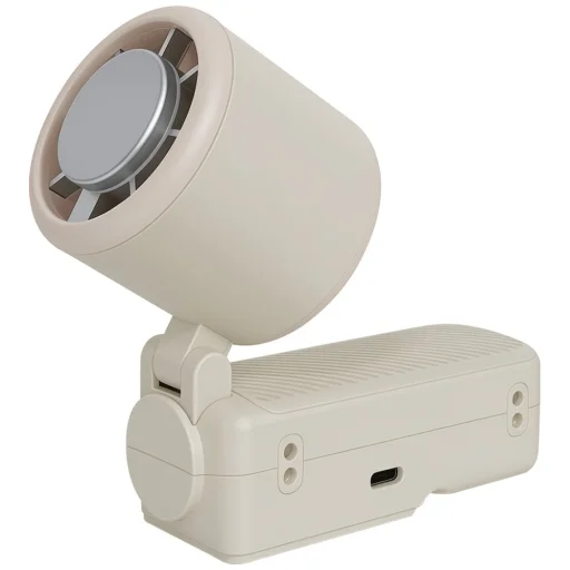 Verbatim Cool 'n' Go Ice Touch Pro ručný ventilátor bielo-strieborný - 2