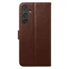 Honor Magic 8 Lite Smart Luxe kožené puzdro hnedé puzdro thumbnail