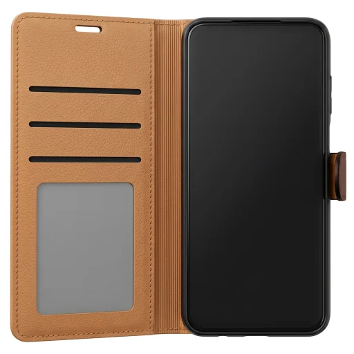 Honor Magic 8 Lite Smart Luxe kožené puzdro hnedé puzdro - 7
