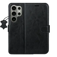Samsung Galaxy S26 Ultra Smart Luxe kožené puzdro čierne puzdro