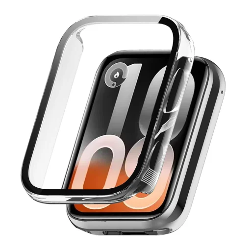 Techsuit - Defense360 Pro + Ochrana displeja - Xiaomi Smart Band 10 Pro - Priehľadný kryt s tvrdeným sklom - 1