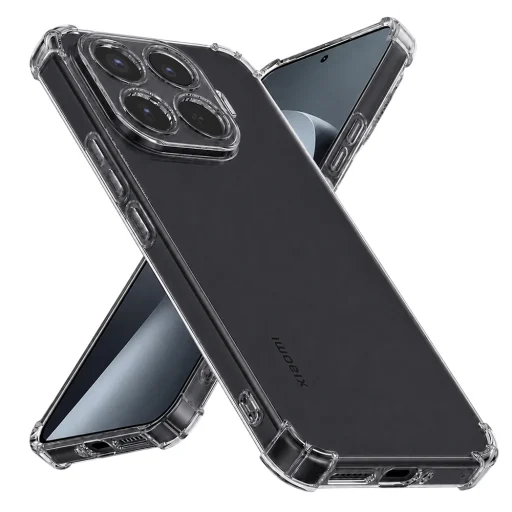 Techsuit - Shockproof Clear silikónové puzdro - Xiaomi 17T Pro - priehľadné puzdro - 1