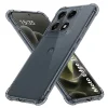 Techsuit - Nárazuvzdorný priehľadný silikón - Motorola Edge 70 Pro - Dymovo čierne puzdro thumbnail