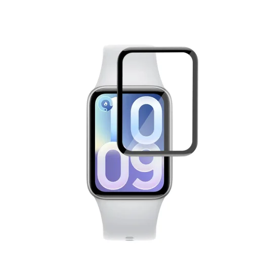Techsuit - Nano Flex (2 ks) - Xiaomi Smart Band 10 Pro - Čierne ochranné sklo - 2