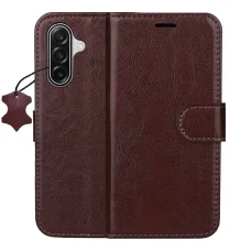 Samsung Galaxy S26 Smart Luxe kožené puzdro hnedé puzdro