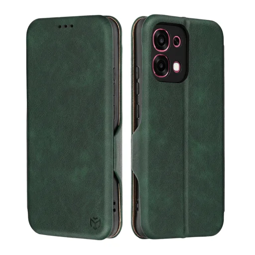 Oppo A6 Pro 4G zelené puzdro Techsuit Safe Wallet Plus - 1