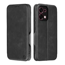 Oppo A6 Pro 4G čierne flipové puzdro Techsuit Safe Wallet Plus