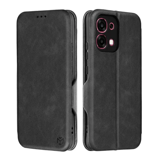 Oppo A6 Pro 4G čierne flipové puzdro Techsuit Safe Wallet Plus - 1