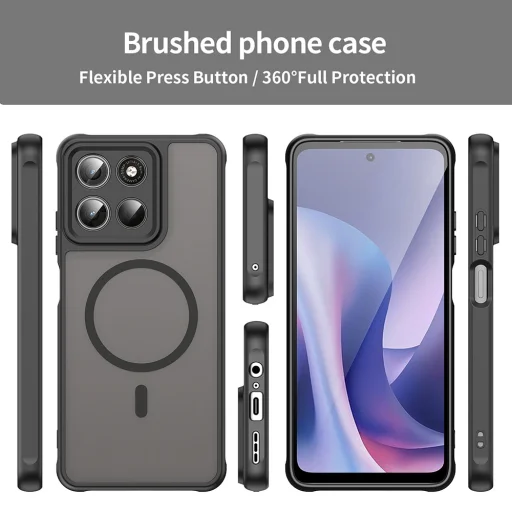 Motorola Moto G37 / G37 Power / G47 Čierne puzdro Techsuit HaloFrost II MagSafe - 6