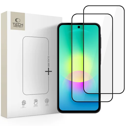 Samsung Galaxy A27 5G Tech-Protect Glass Fit+ 2 ks čierne tvrdené sklo - 1