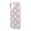 Karl Lagerfeld PU Perforated Monogram MagSafe kryt na iPhone 17 ružový kryt thumbnail
