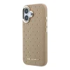 Karl Lagerfeld PU Perforated Gold Dots MagSafe kryt na iPhone 17 béžový thumbnail
