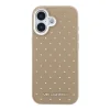 Karl Lagerfeld PU Perforated Gold Dots MagSafe kryt na iPhone 17 béžový thumbnail