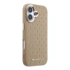 Karl Lagerfeld PU Perforated Gold Dots MagSafe kryt na iPhone 17 béžový thumbnail