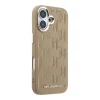 Karl Lagerfeld PU Perforated Monogram MagSafe kryt pre iPhone 17 béžový thumbnail