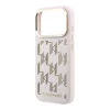Karl Lagerfeld PU Perforated Monogram MagSafe kryt pre iPhone 17 Pro ružový kryt thumbnail