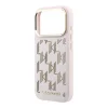 Karl Lagerfeld PU Perforated Monogram MagSafe puzdro iPhone 17 Pro Max ružové puzdro thumbnail