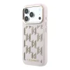 Karl Lagerfeld PU Perforated Monogram MagSafe puzdro iPhone 17 Pro Max ružové puzdro thumbnail