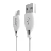 Dudao USB Type C 2.1A 1m biely kábel (L4T 1m biely) thumbnail