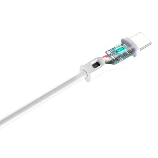 Dudao USB Type C 2.1A 1m biely kábel (L4T 1m biely) - 5