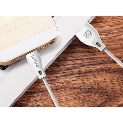 Dudao USB / Lightning kábel 2.4A 1m biely (L4L 1m biely) - 14