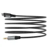 Dudao audio kábel Lightning - mini jack 3,5 mm 1 m sivý (L11PRO) thumbnail