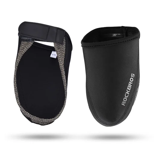 Rockbros LF1030 vetruodolné izolačné návleky na špičky 36-42 cm - čierne - 2