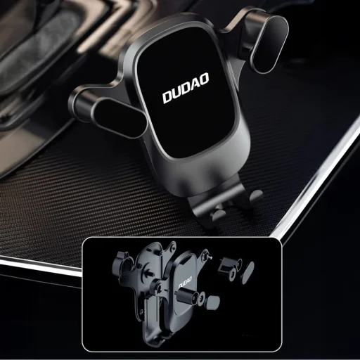 Dudao F5PRO+ držiak na telefón do auta s prísavkou - čierny - 8