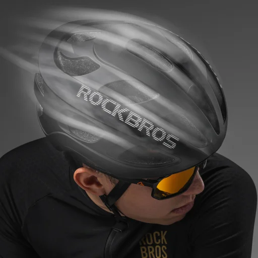 Rockbros LK-66 ľahká cyklistická prilba 58-62 cm - čierna - 4