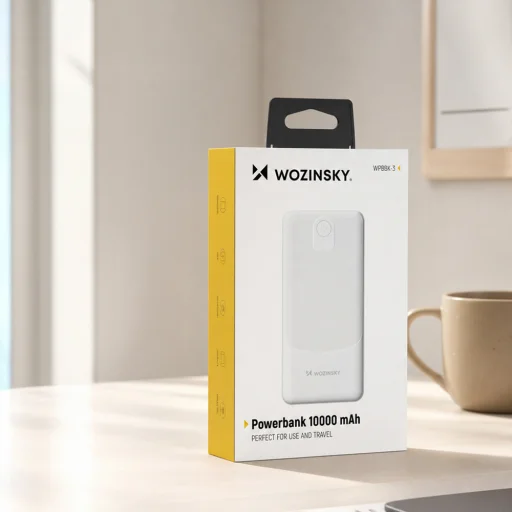 Powerbank Wozinsky Wpower WPBBK-3 10000 mAh 10W 2x USB-A 2A - biela - 11