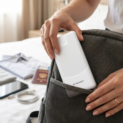 Powerbank Wozinsky Wpower WPBBK-3 10000 mAh 10W 2x USB-A 2A - biela - 7