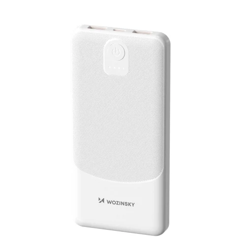 Powerbank Wozinsky Wpower WPBBK-3 10000 mAh 10W 2x USB-A 2A - biela - 1