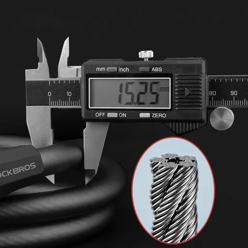 Rockbros RKS507 zámok na bicykel - 5-miestny kód - 2