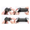 Zámok na bicykel Rockbros RKS531 – oceľové lanko, 5-miestna číselná kombinácia + LED, 180 cm thumbnail