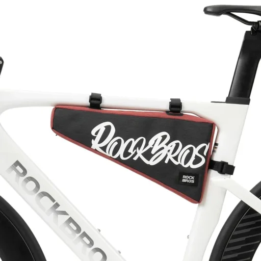 Rockbros G008 Flash Journey trojuholníková taška – XL, červená - 1