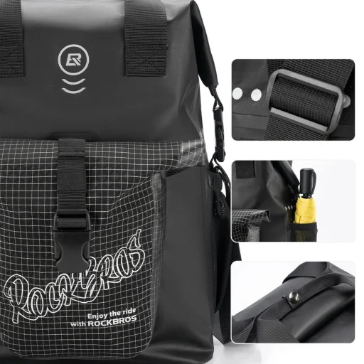 Rockbros AS-158 predná taška - pre skladacie bicykle Brompton - 5