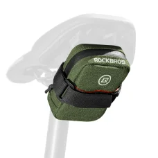 Malá podsedlová taška Rockbros F006, farba vojenská zelená