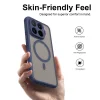 Xiaomi 17T Pro 5G készülékhez Fan Dun szériás TPU + PC hibrid, matt MagSafe telefontok (kék) tok thumbnail