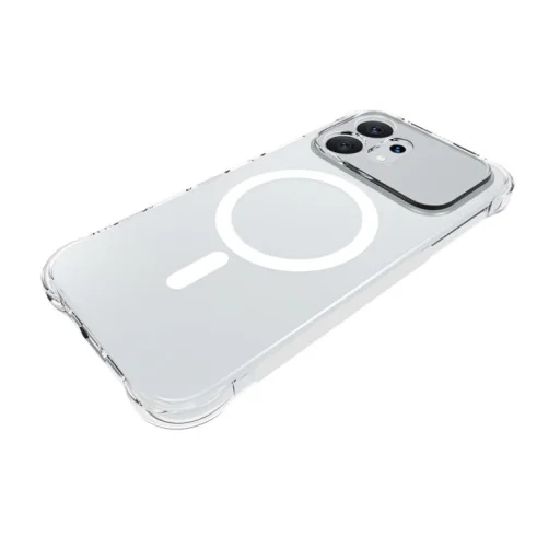 Honor 600 5G Global ütésálló, csúszásmentes, Magsafe mágneses TPU telefontok (átlátszó) tok - 5