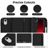 Trojdielne skladacie TPU flipové puzdro z umelej kože pre iPad 10.9 2022, iPad 11 2025 s držiakom na stylus (čierne) thumbnail