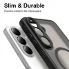 Samsung Galaxy S26 FE 5G Fan Dun sorozatú TPU hibrid PC matt MagSafe (fekete) tok thumbnail