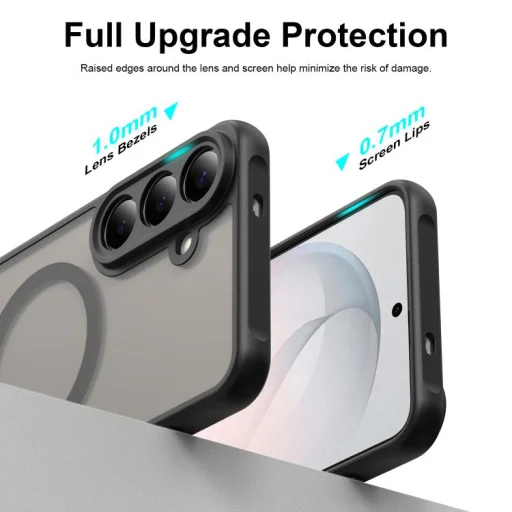 Samsung Galaxy S26 FE 5G puzdro série Fan Dun TPU hybridné PC matné MagSafe (čierne) - 3
