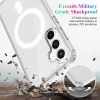 Samsung Galaxy S26 FE 5G készülékhez MagSafe mágneses átlátszó telefontok tok thumbnail