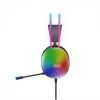 XO GE11 vezetékes fejhallgató 3,5 mm jack - USB-A fekete RGB mikrofonnal thumbnail