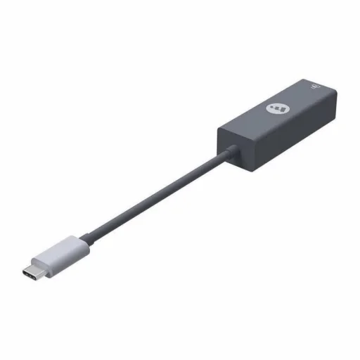 Mophie sivý RJ45 (samica) – USB-C (samec) ethernetový adaptér - 2