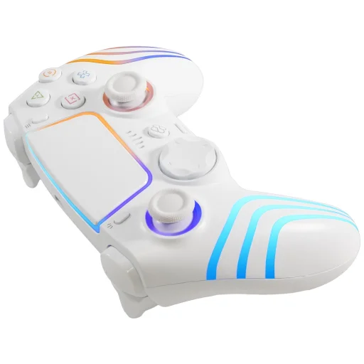 FR-TEC FT0043 Arctic vezeték nélküli gamepad PS4/PC/Switch konzolhoz fehér - 2