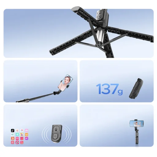 Bluetooth Selfie Bot Orico SPV100, Univerzális, Fekete - 3