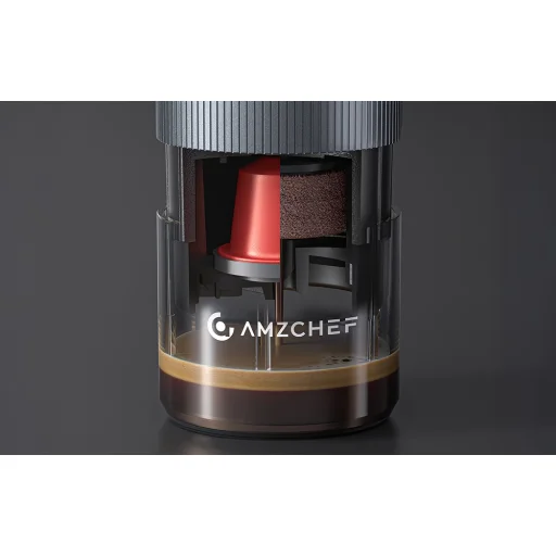 Prenosný kávovar AMZCHEF CE-GC-CP024-BU modrý - 7