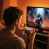 Hoco GA32 fehér vezeték nélküli gamepad PS5-höz, PS5- és PS4-játékokhoz kompatibilis thumbnail
